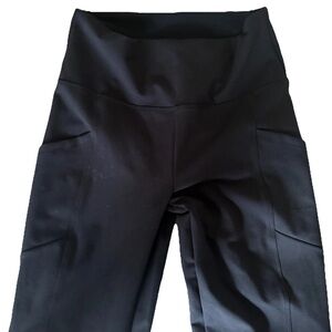 Balance Collection Leggings Women's Sz S Black Workout Pants Athleisure Straight